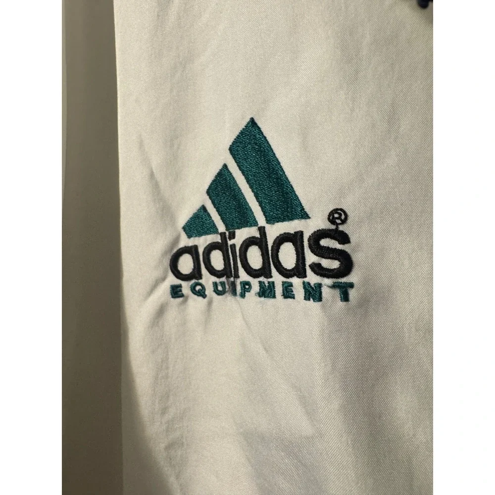 Vintage Adidas Equipment EQT Windbreaker Jacket 90s‎ Colorblock Big Logo XL